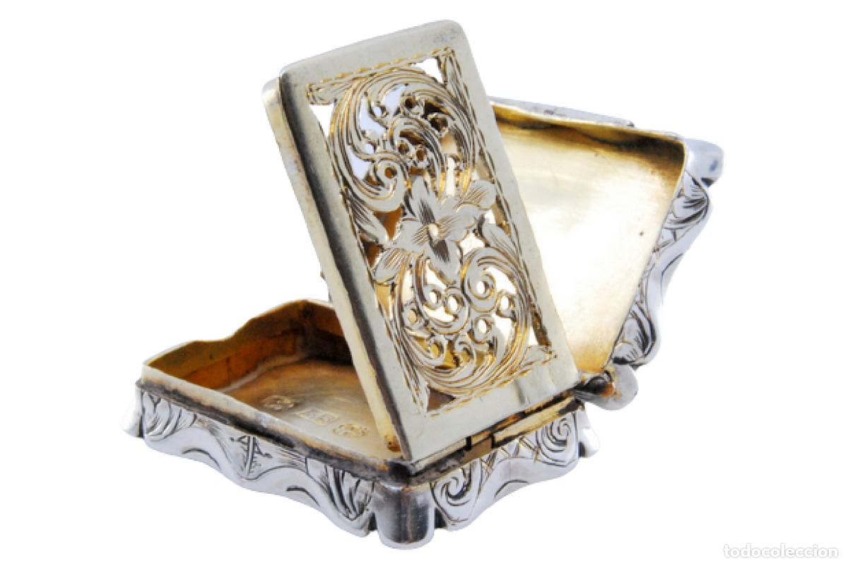 Schmuck: Caja de vinagreta de oro y plata, del reinado de Jorge IV.