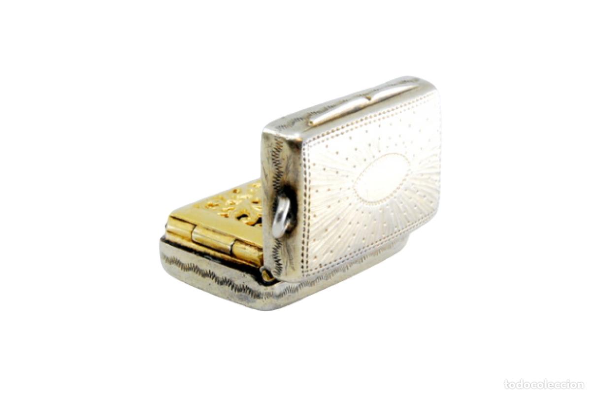 Schmuck: Caja de vinagreta de oro y plata, del reinado de Jorge IV.