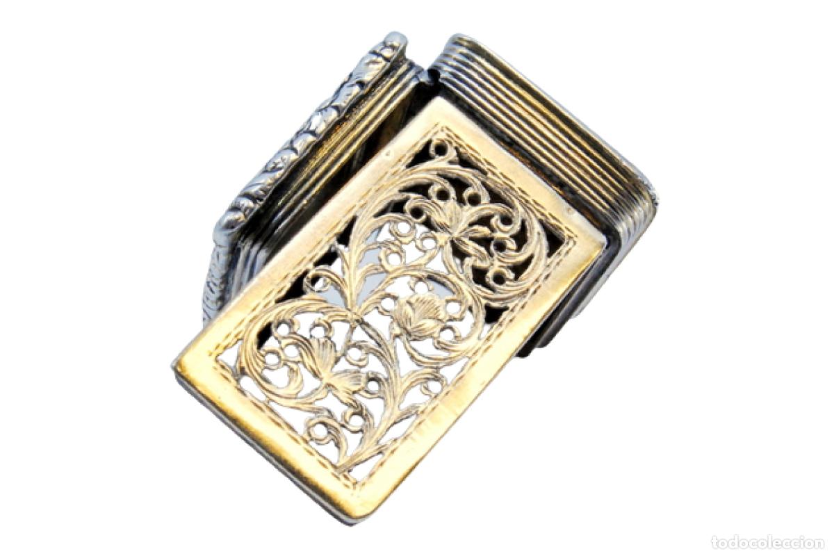 Schmuck: Caja de vinagreta de oro y plata, del reinado de Jorge IV.