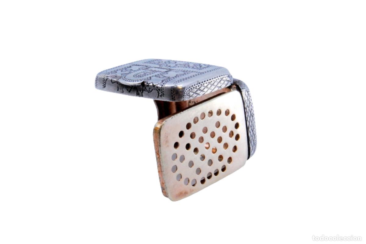 Schmuck: Caja de vinagreta de oro y plata, del reinado de Jorge IV.