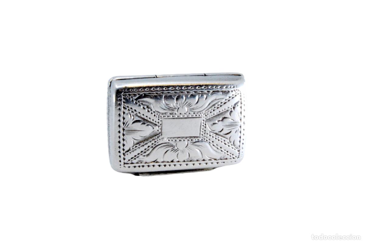 Schmuck: Caja de vinagreta de oro y plata de la &eacute;poca victoriana.