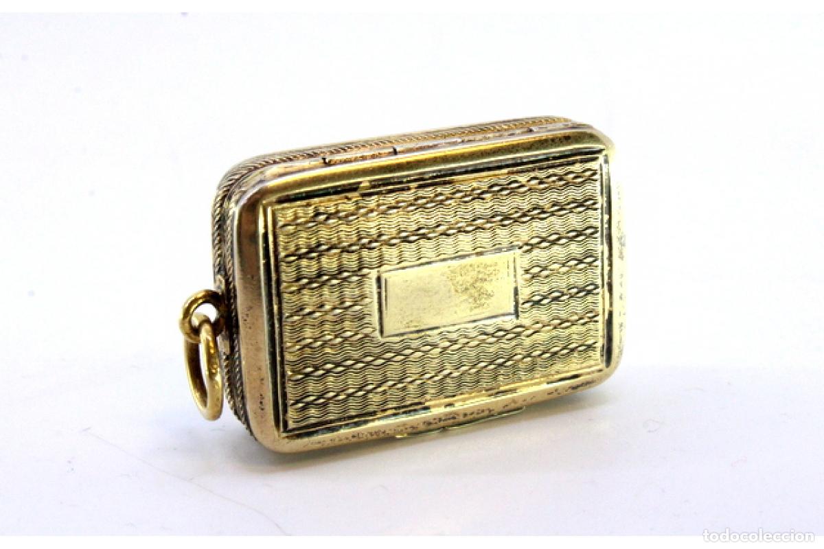 Joyeria: Caja de vinagreta de plata, de la &eacute;poca de Jorge III. - Foto 8