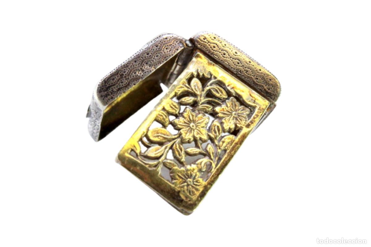 Schmuck: Caja de vinagreta de plata del reinado de Jorge V.