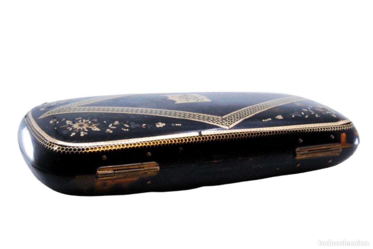 Joyeria: Estuche para gafas, en oro de 18 quilates. - Foto 1