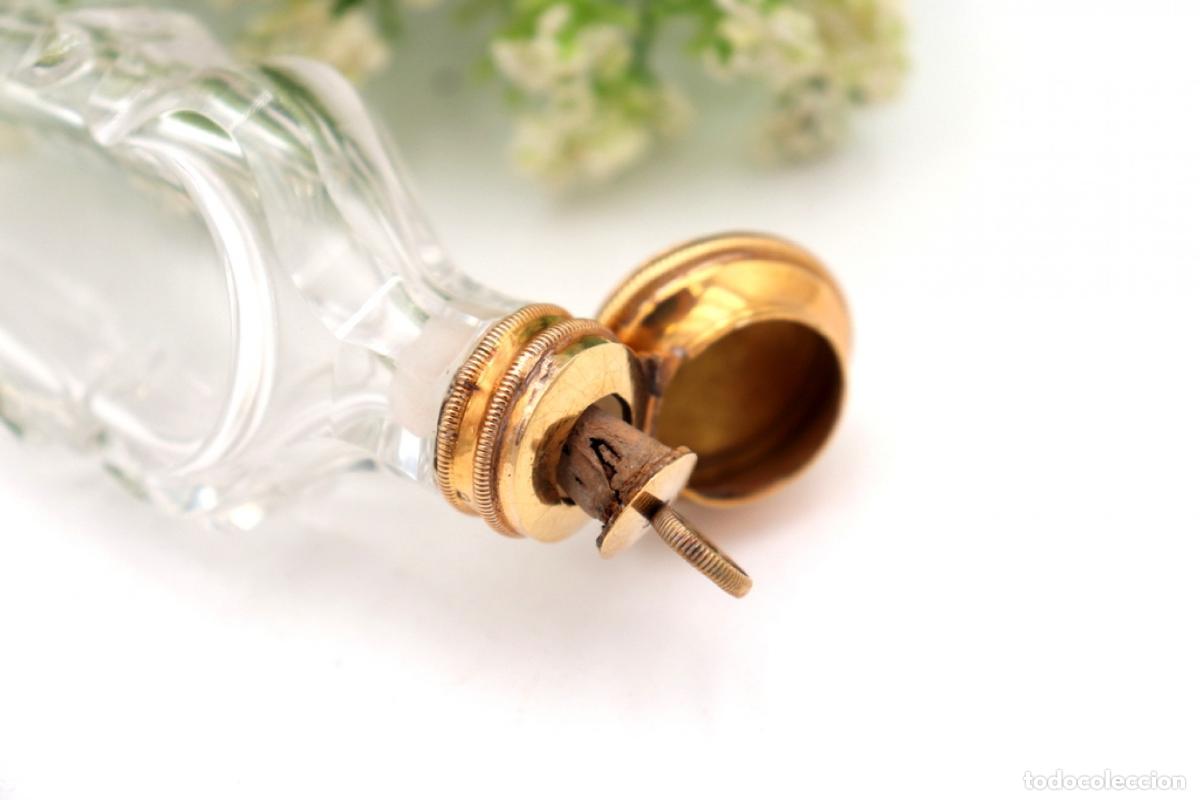 Joyeria: Frasco de perfume, fabricado en cristal y oro de 15K. - Foto 5