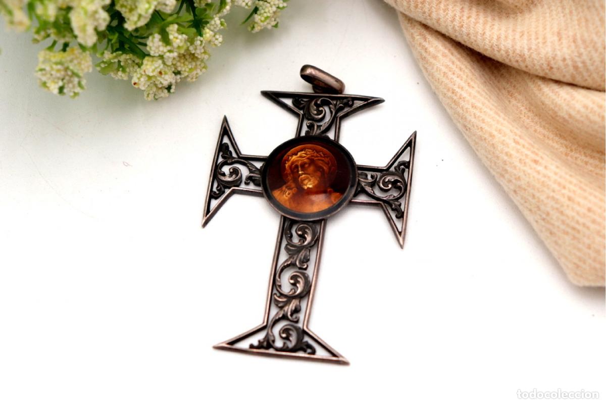 Joyeria: Colgante de crucifijo de plata - Foto 3