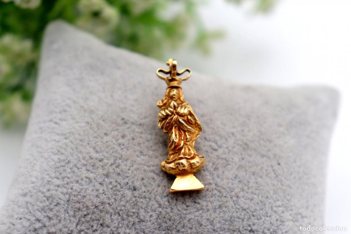 Jewelry: Colgante de Oro 19,2K - Nuestra Se&ntilde;ora de la Inmaculada Concepci&oacute;n