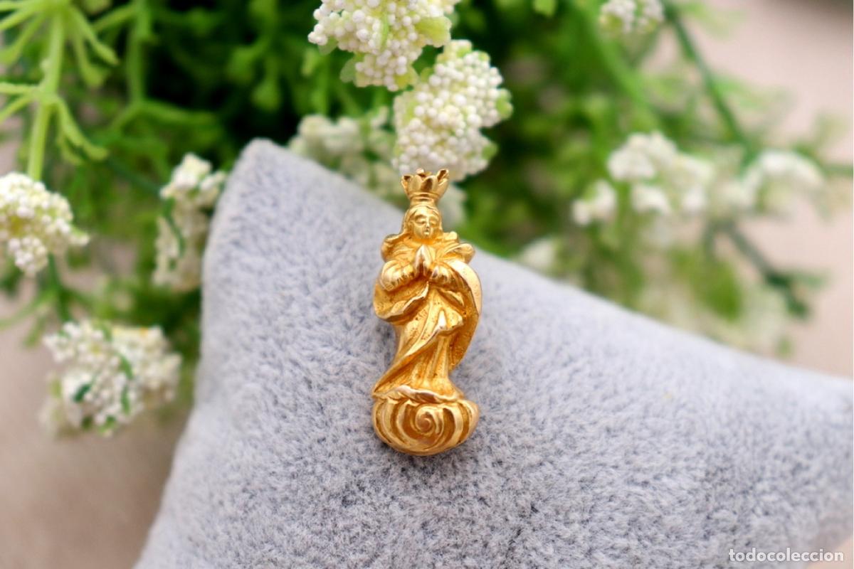 Joaillerie: Colgante de Oro 19,2K - Nuestra Se&ntilde;ora de la Inmaculada Concepci&oacute;n