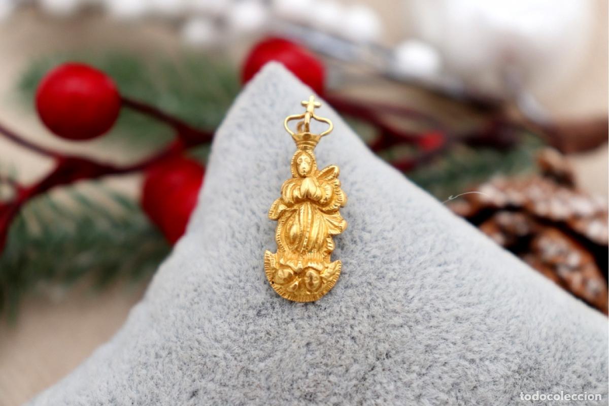 Jewelry: Colgante de Oro 19,2K - Nuestra Se&ntilde;ora de la Inmaculada Concepci&oacute;n