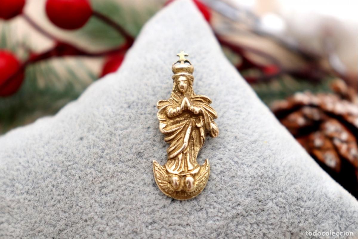 Joaillerie: Colgante de Oro 19,2K - Nuestra Se&ntilde;ora de la Inmaculada Concepci&oacute;n