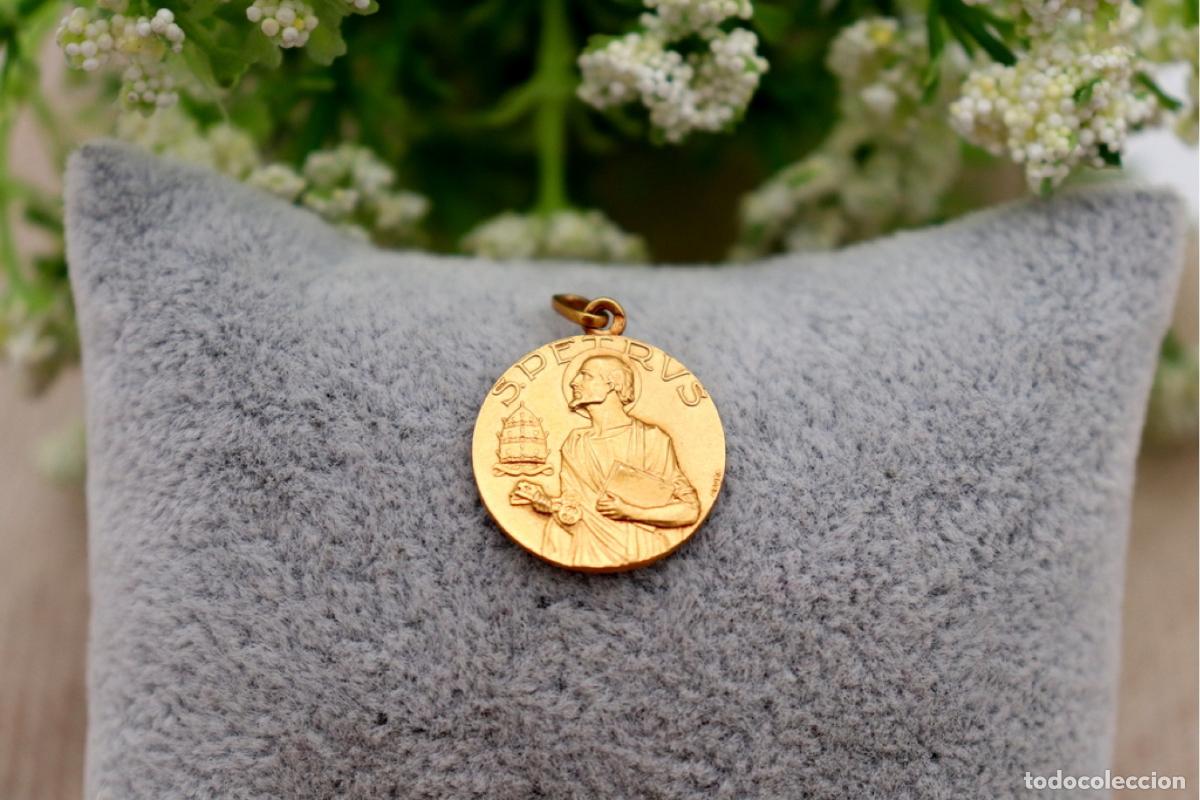 Joaillerie: Colgante de oro de 19,2 quilates - San Expedito