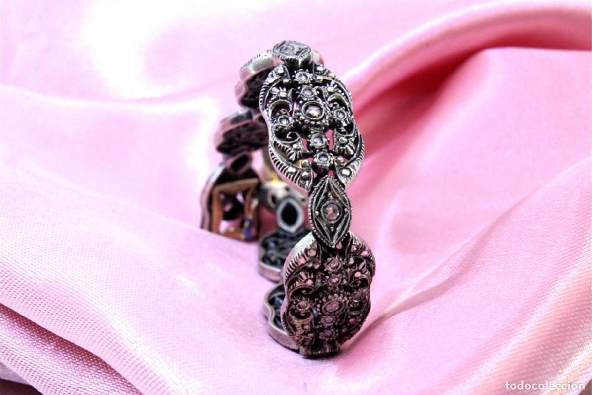 Joyeria: Pulsera en oro de 19,2K y plata con diamantes. - Foto 7