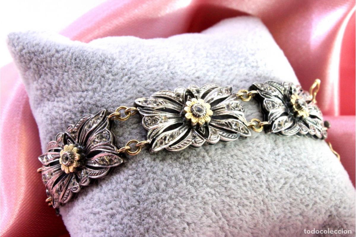 Joyeria: Pulsera en oro y plata de 19,2K. - Foto 5