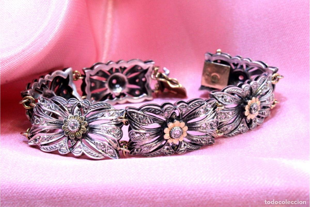 Joyeria: Pulsera en oro y plata de 19,2K. - Foto 7