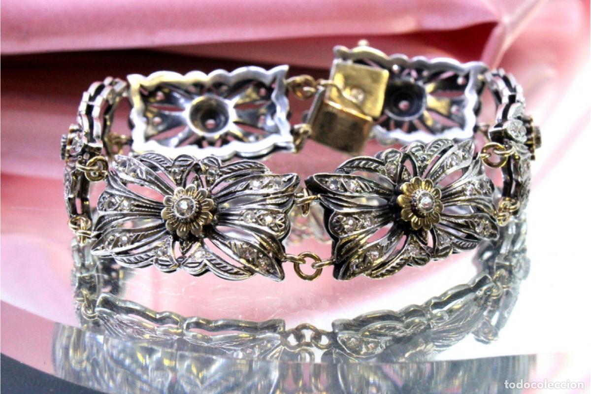 Joyeria: Pulsera en oro y plata de 19,2K. - Foto 8