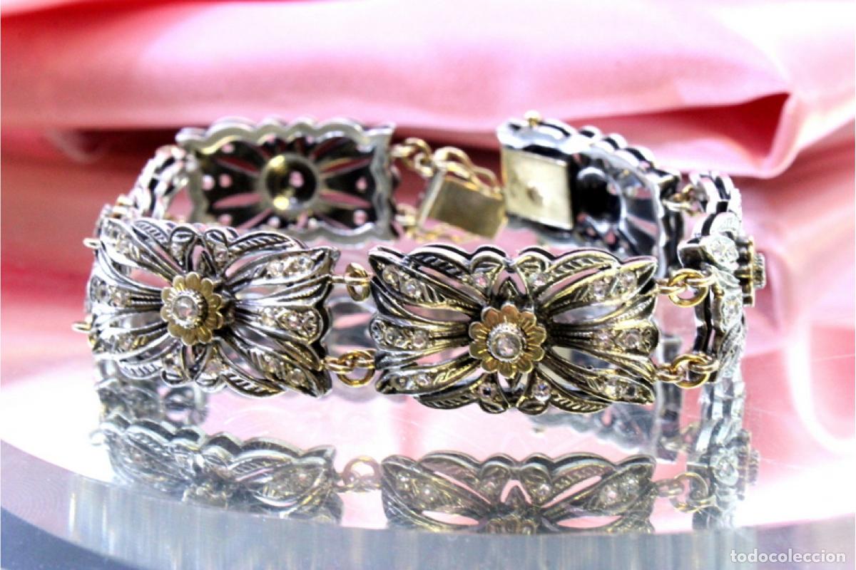 Joyeria: Pulsera en oro y plata de 19,2K. - Foto 9