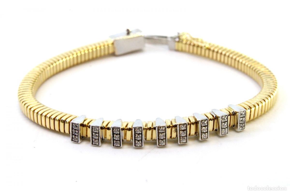 Joyeria: Pulsera de oro bicolor de 19,2 quilates - Foto 4
