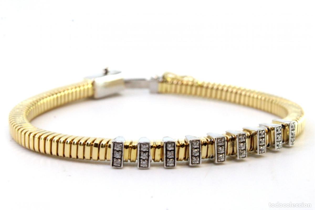Joyeria: Pulsera de oro bicolor de 19,2 quilates - Foto 6