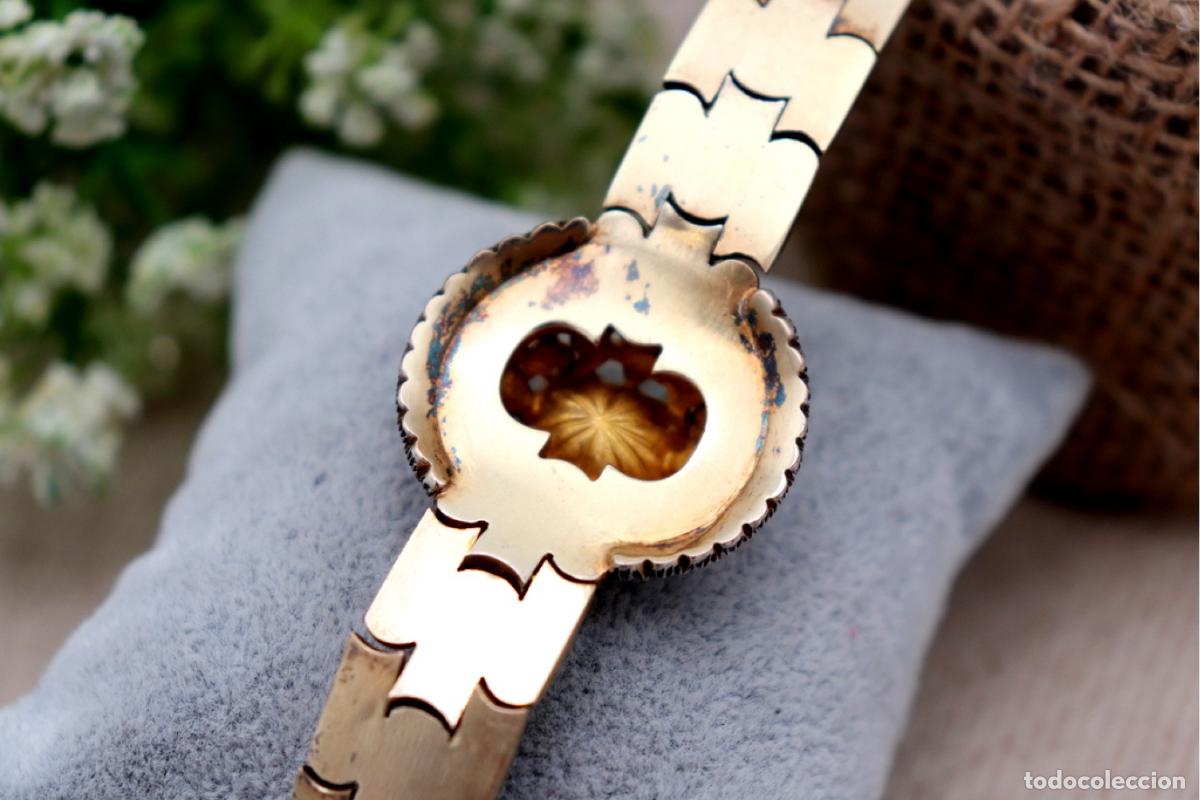 Joyeria: Pulsera de oro blanco de 19,2K con diamantes. - Foto 7