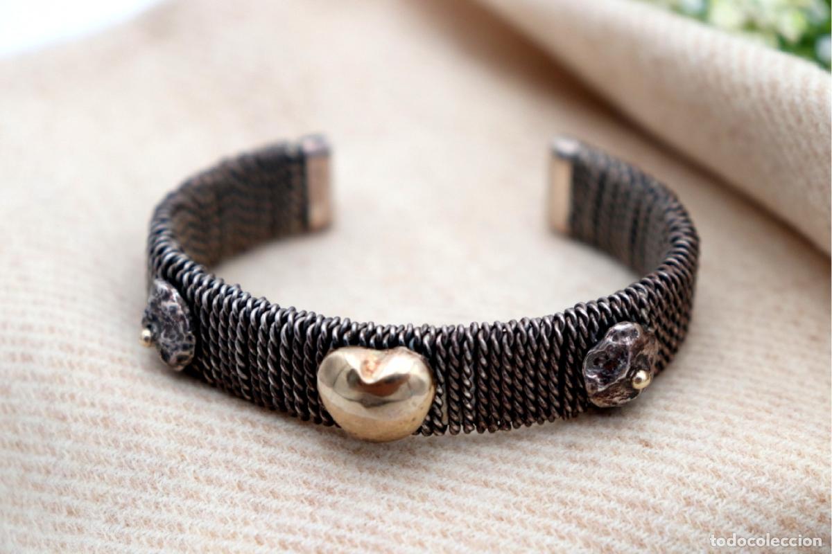 Joyeria: Pulsera de oro y plata - Coraz&oacute;n - Foto 2