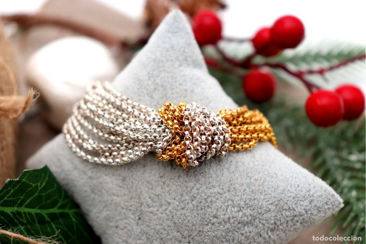 Joyeria: Pulsera de plata bicolor - Foto 2