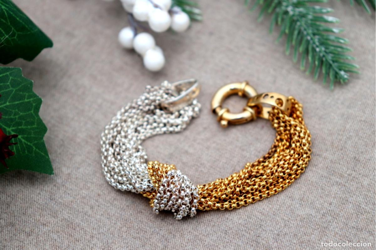 Joyeria: Pulsera de plata bicolor - Foto 4