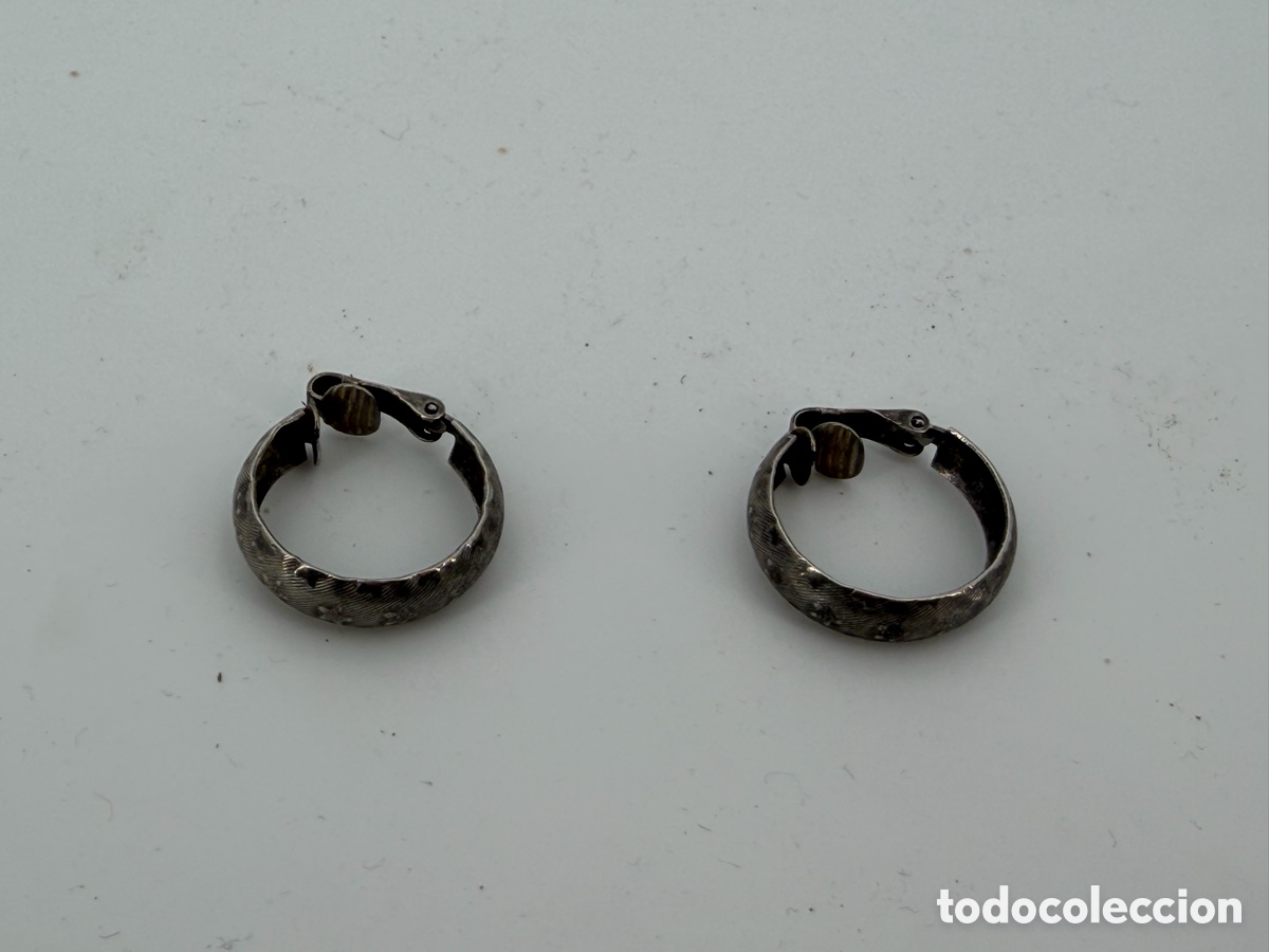 Joyeria: Pendientes Vintage Plateados - Foto 3