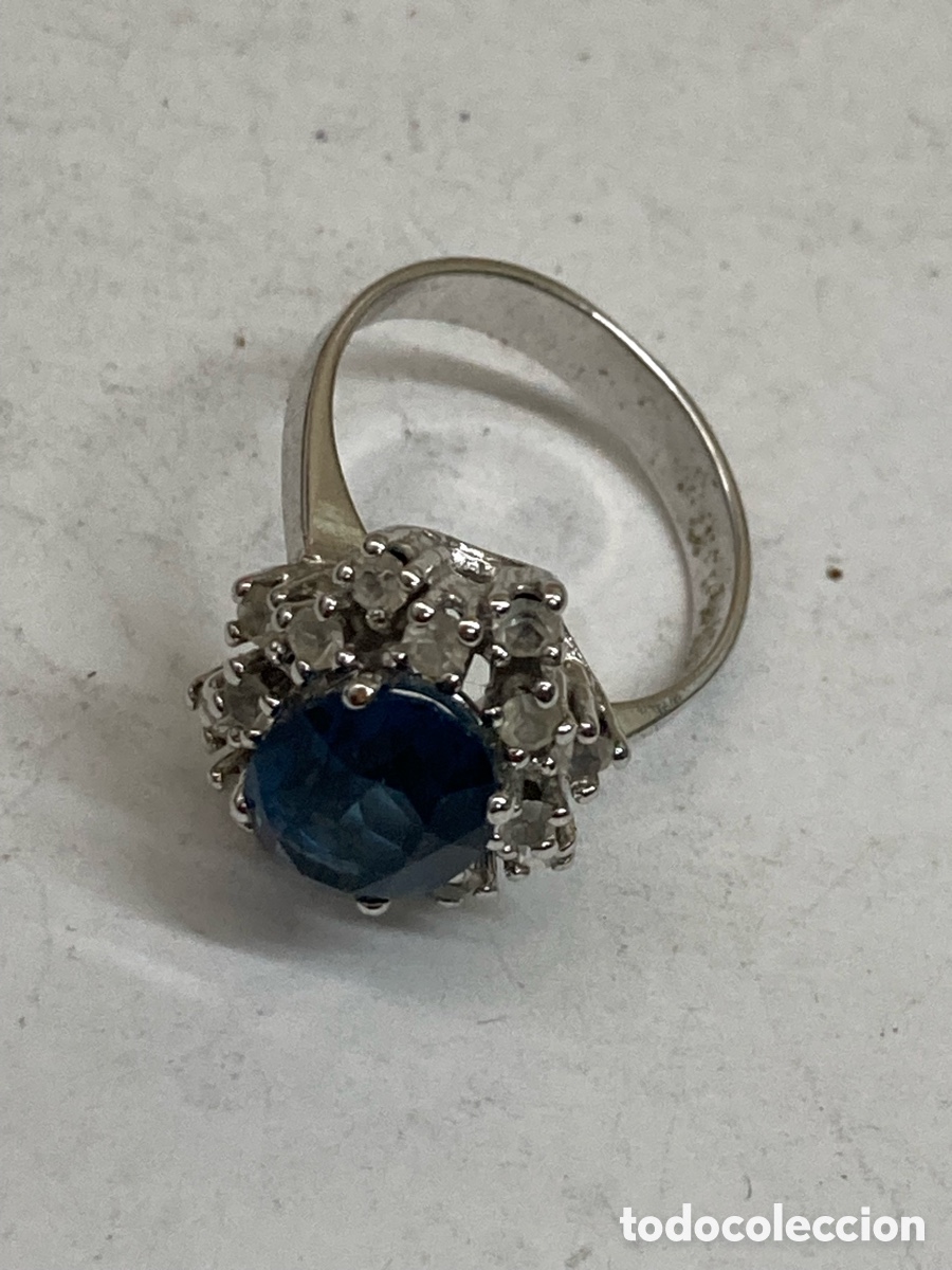 Joyeria: Anillo de plata engastado S467