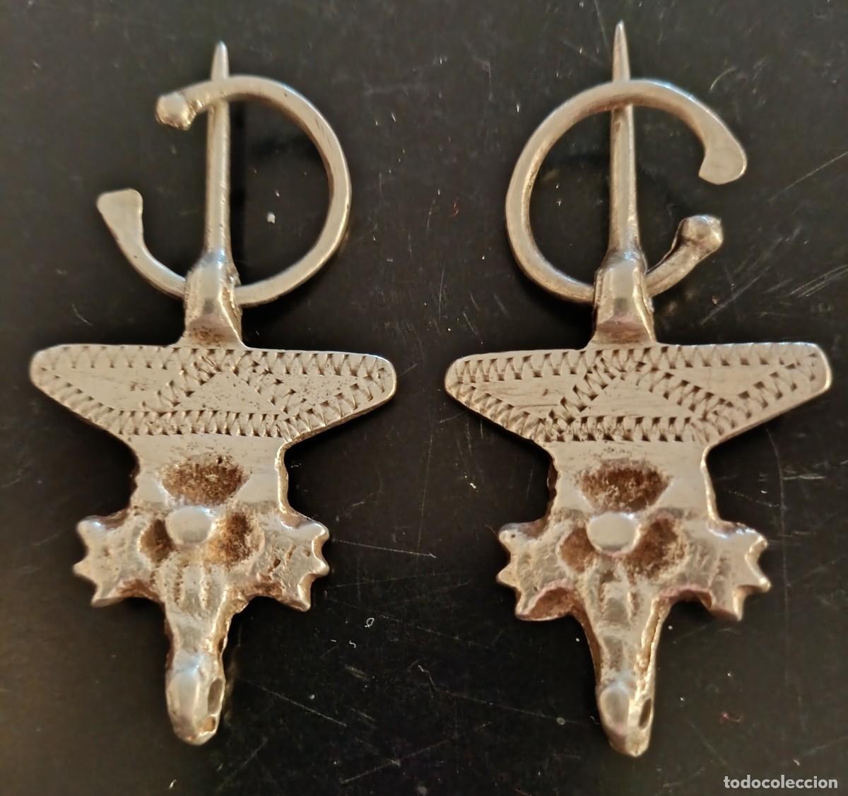 Schmuck: PAREJA DE F&Iacute;BULAS BEREBER DE PLATA. 6.80 * 3.40 CMS. 16.22 GRAMOS. + 7.00 * 3.40 CMS. 16.85 GRAMOS.