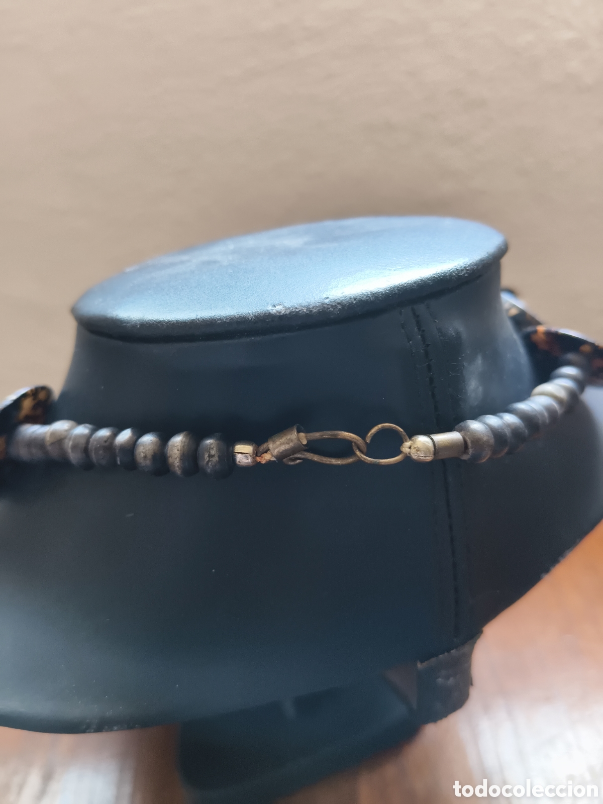 Joyeria: Collar vintage de simil concha moteada - Foto 3