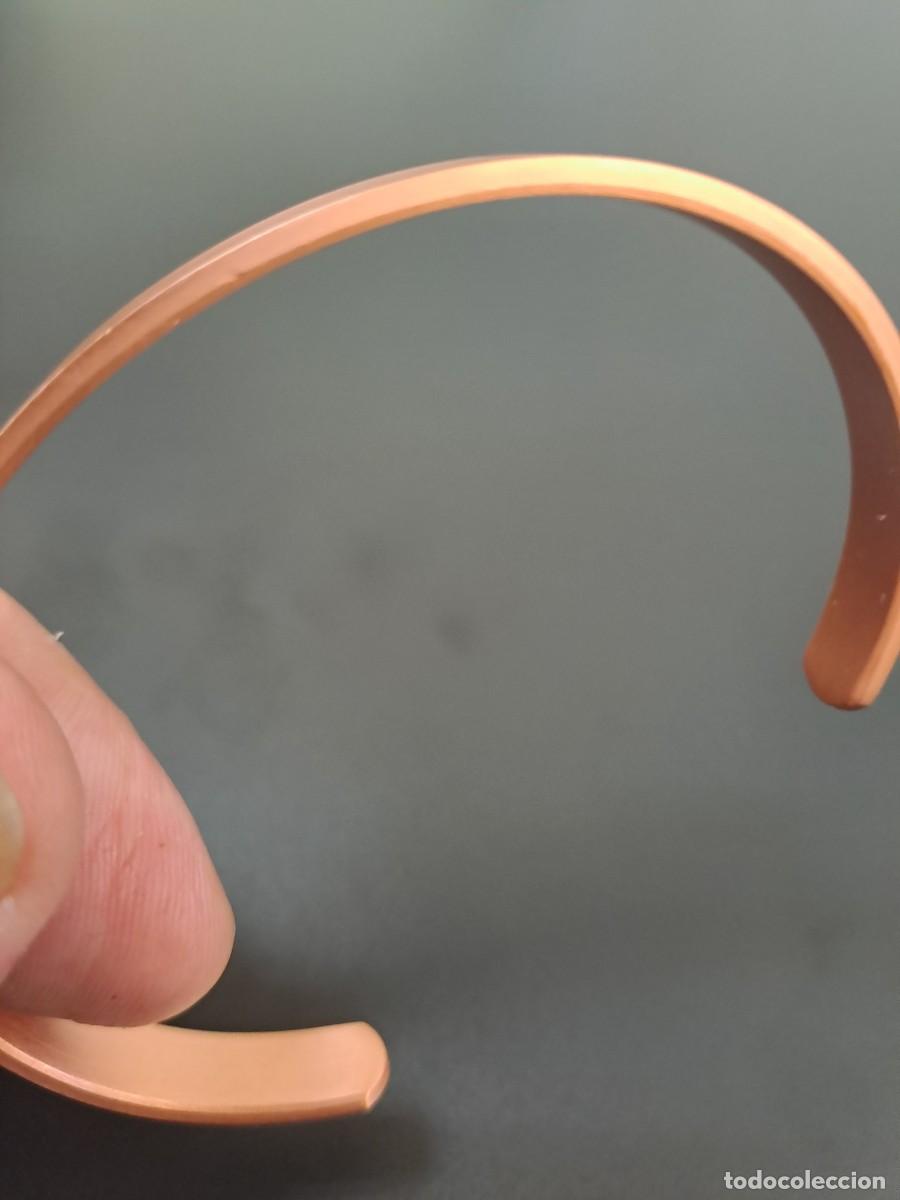 Joyeria: Pulsera de cobre ajustable, lisa y sin ornamentos - Foto 5