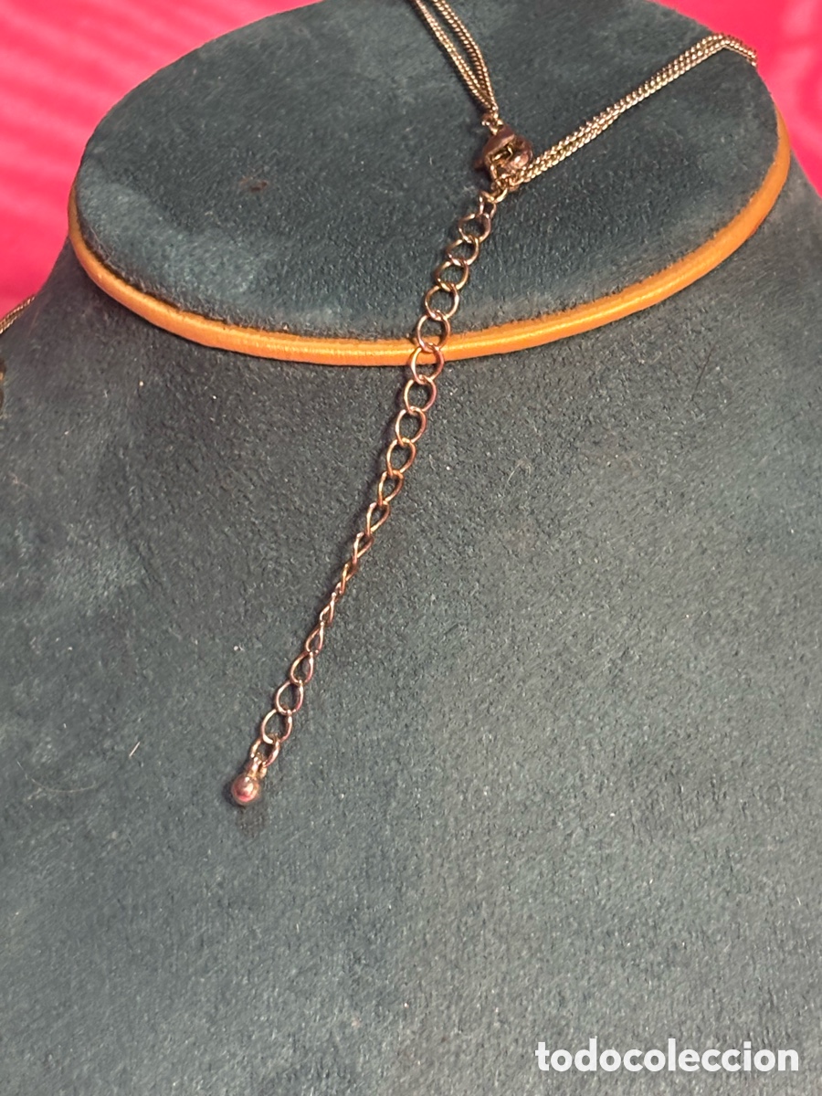 Joyeria: Collar hojas metal dorado - Foto 3