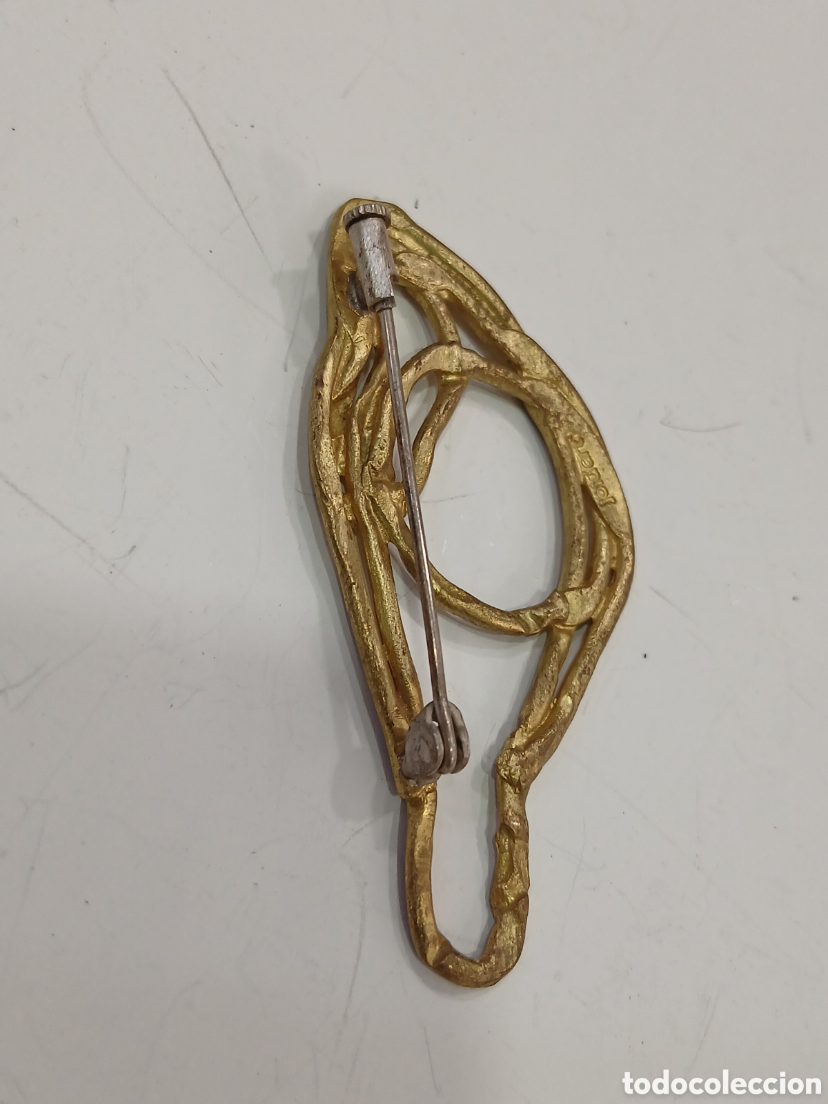 Joyeria: Broche dorado de dise&ntilde;o. (L57) - Foto 3
