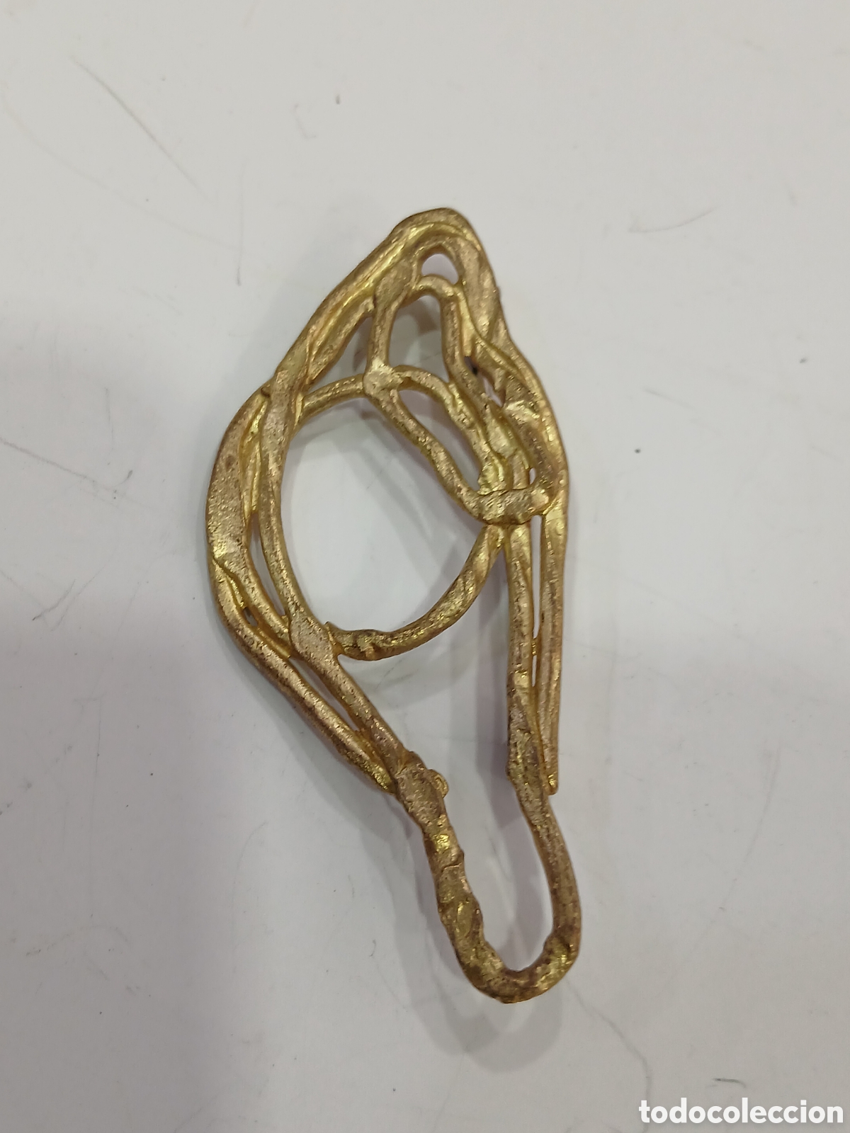 Joyeria: Broche dorado de dise&ntilde;o. (L57) - Foto 1
