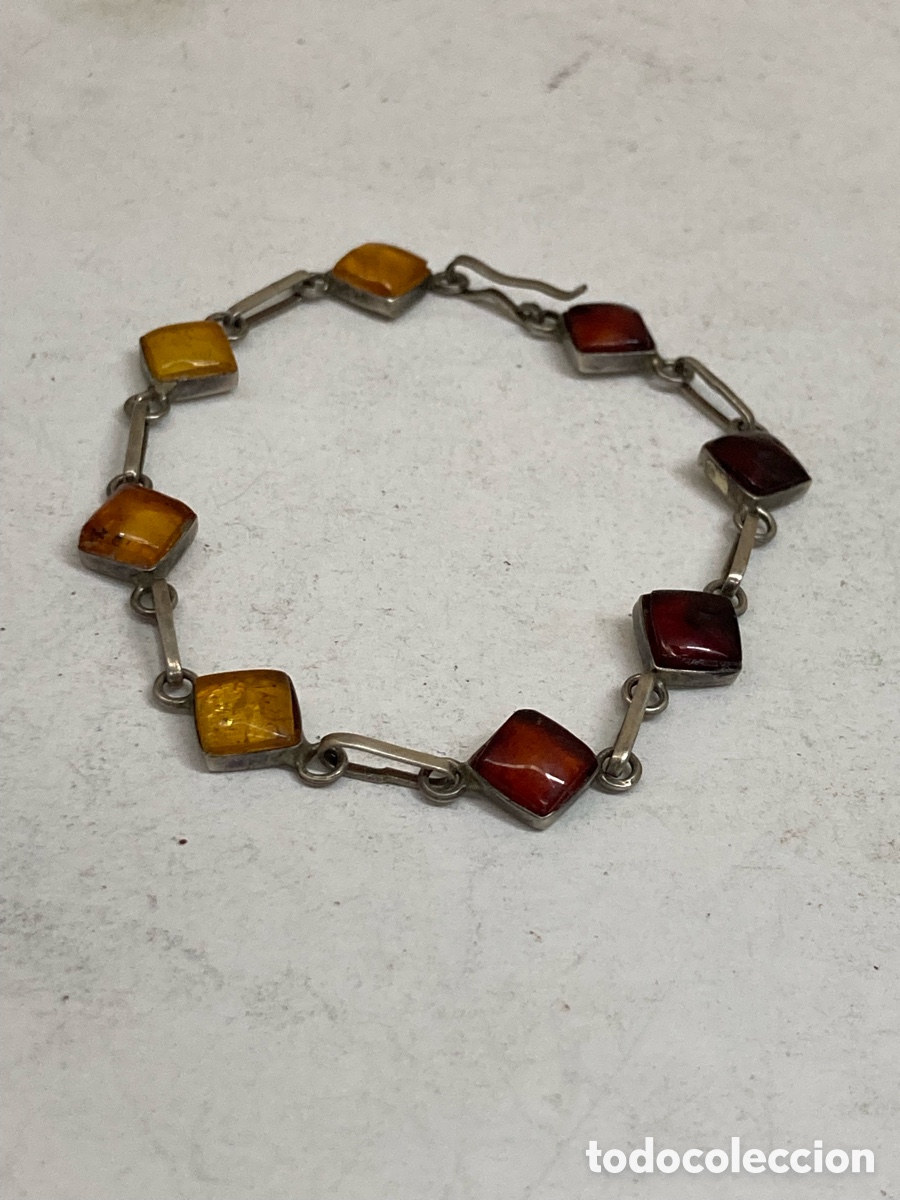 Joyeria: Pulsera de plata ambar Pul355