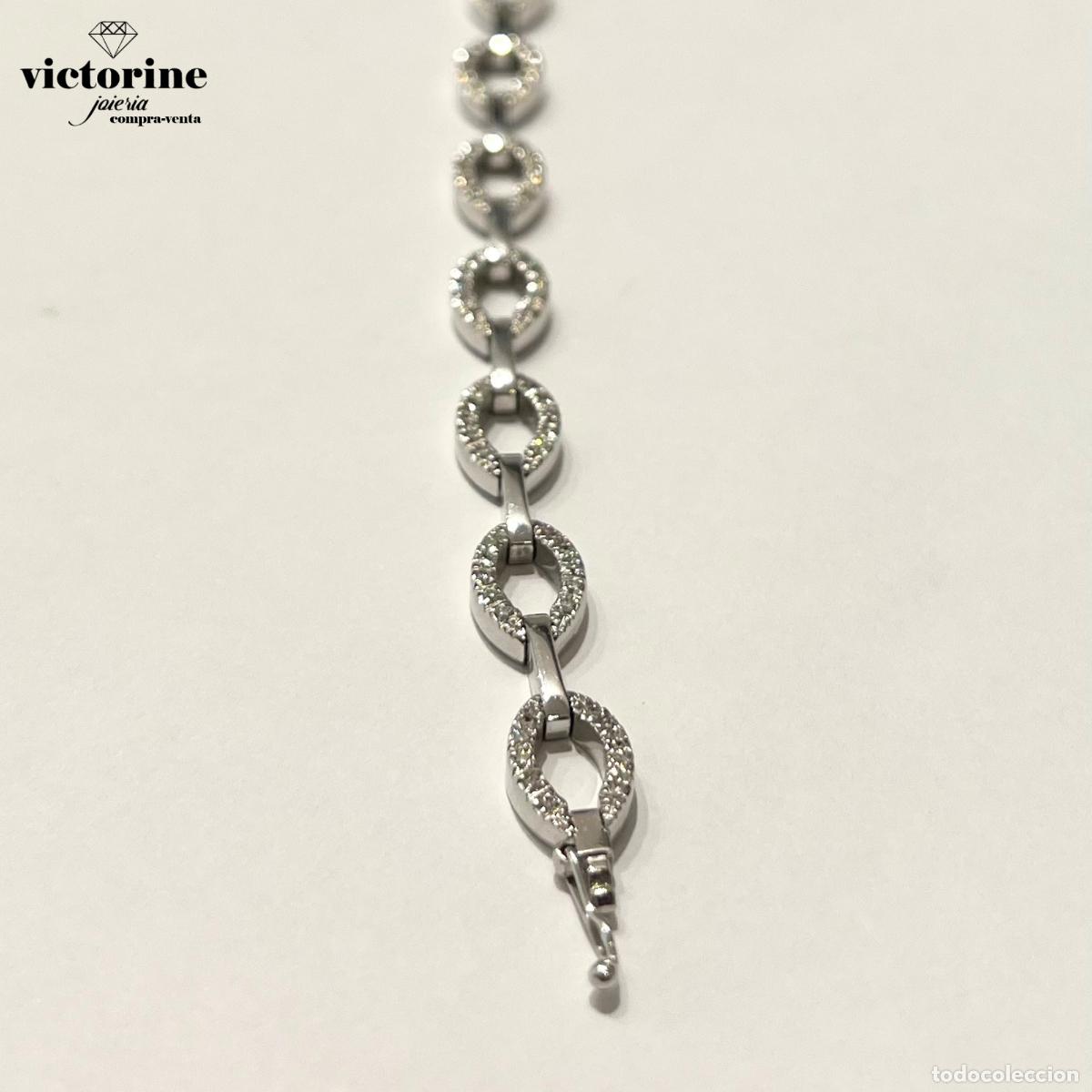 Joyeria: Pulsera de diamantes y oro blanco 18k - Foto 4