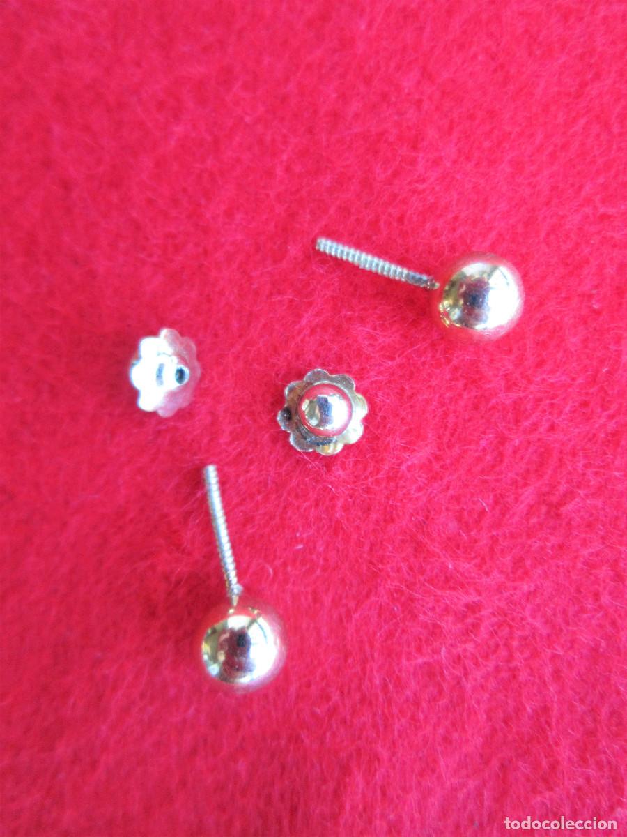 Joyeria: PENDIENTES DE ORO DE 18 KLTS. BOLAS - SIN ESTRENAR - Foto 3