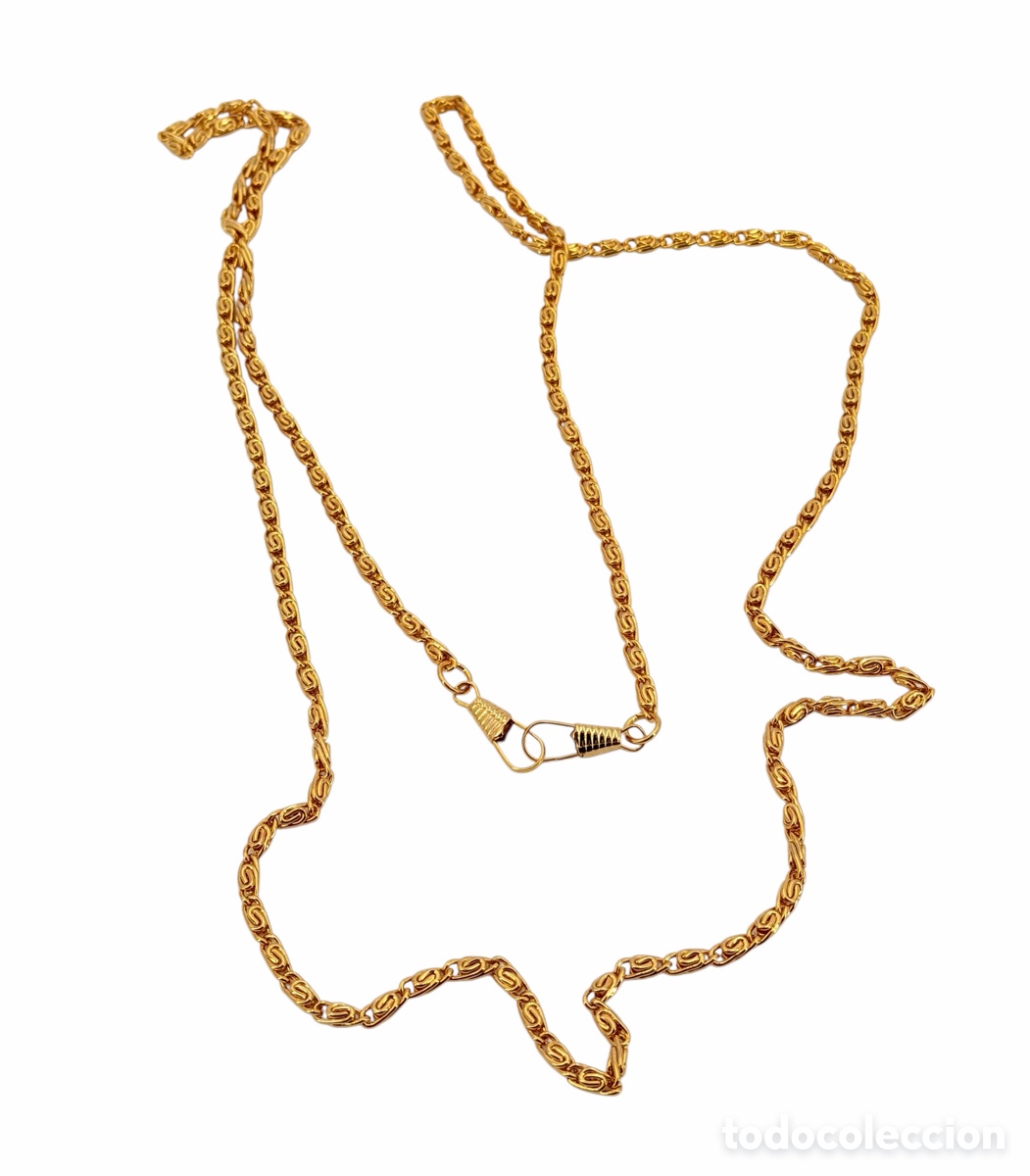 Joyeria: Cadena Larga Dorada con Enganches