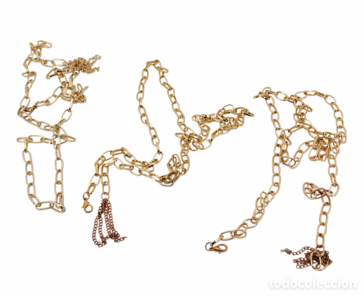 Joyeria: Lote de Cadenas Doradas
