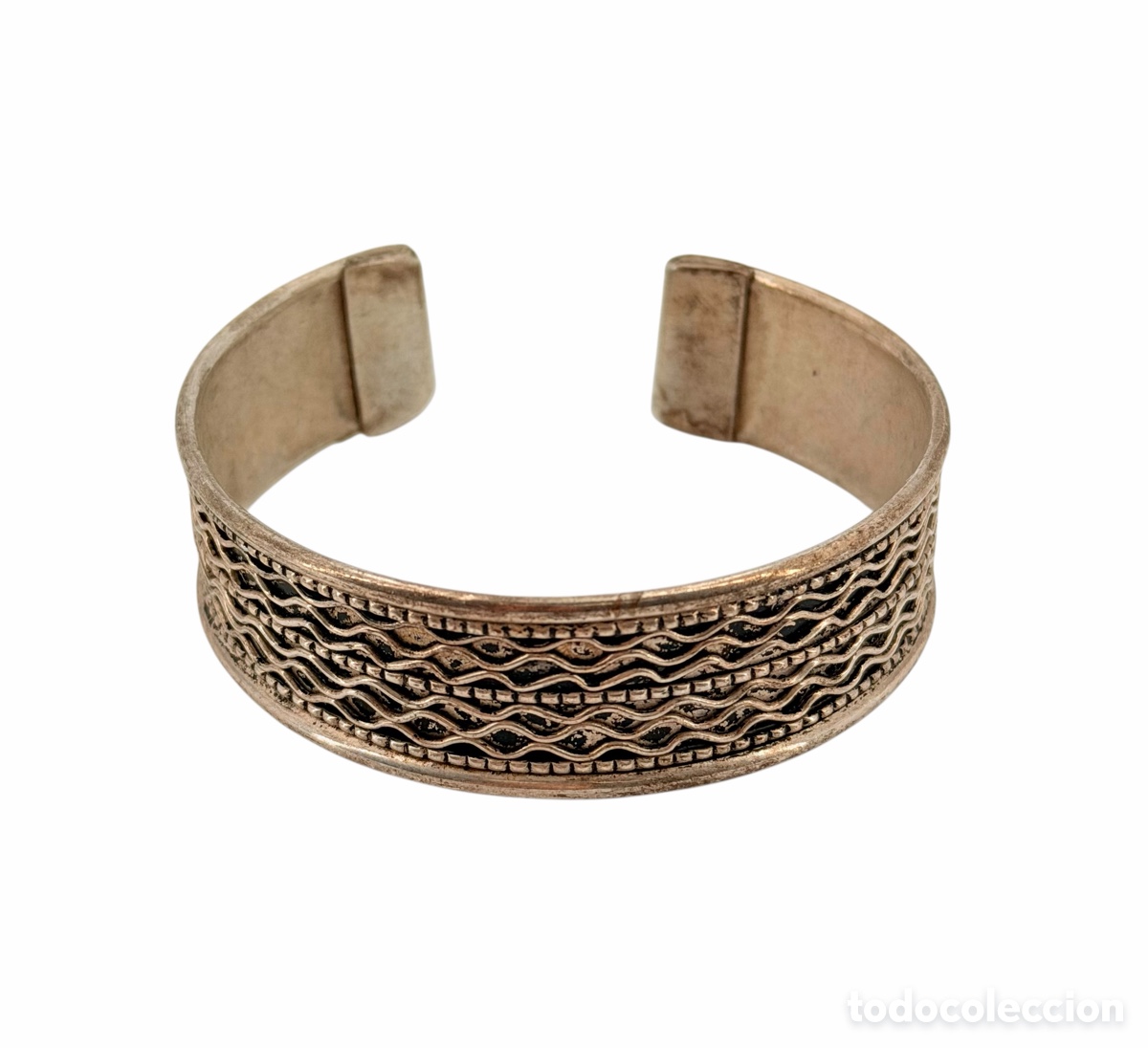 Joalharia: Pulsera Vintage Plateada