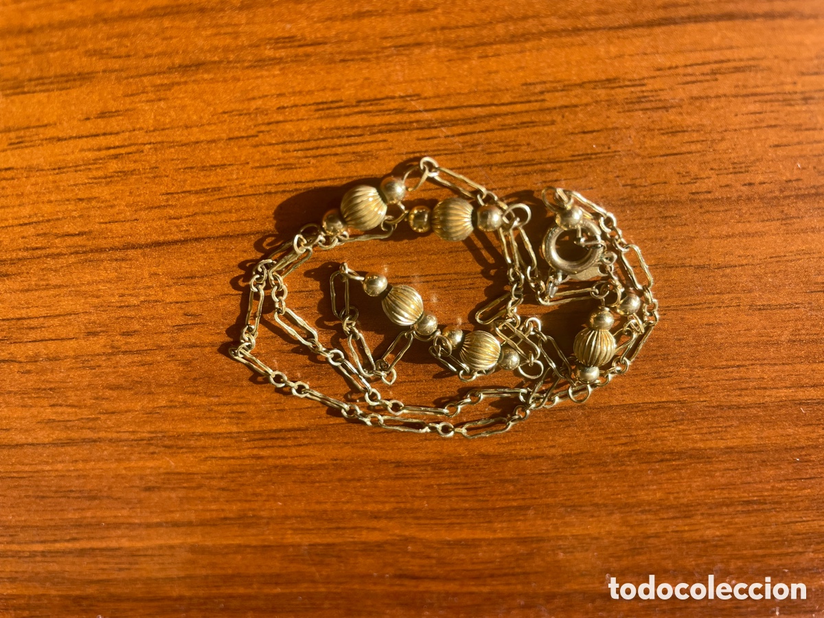 Joyeria: collar chapado vintage 14kGT - Foto 4