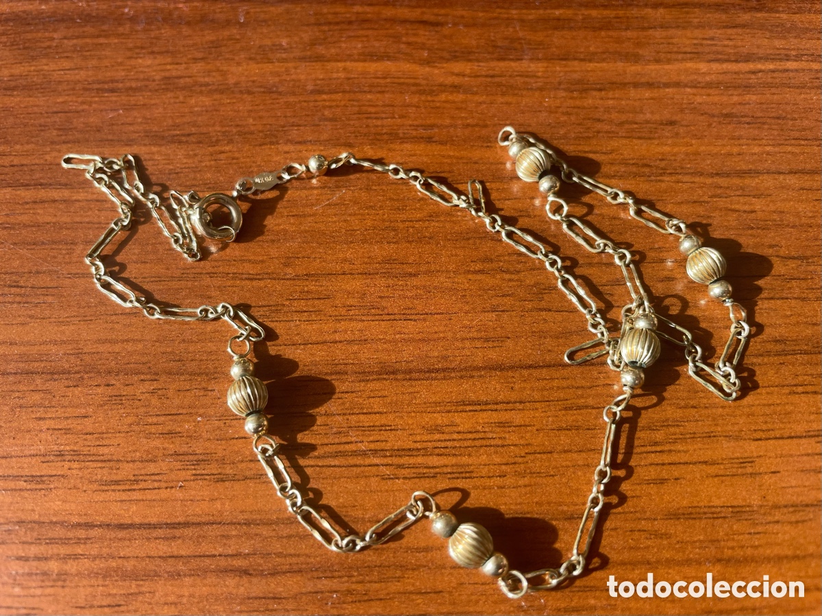 Joyeria: collar chapado vintage 14kGT - Foto 1