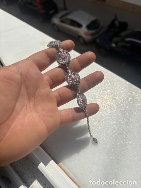 Joyeria: Pulsera plata de ley 925 / Flor de la vida