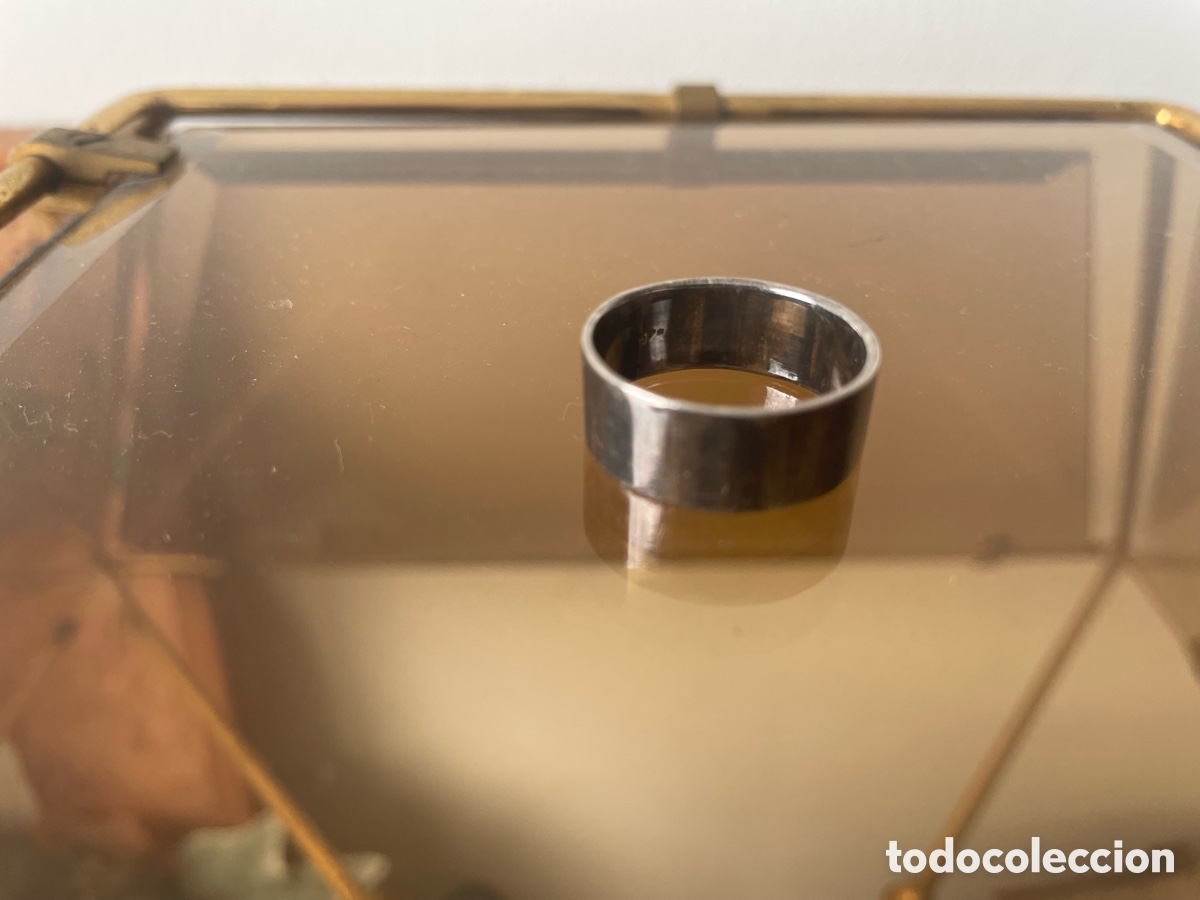 Schmuck: anillo vintage de color plateado