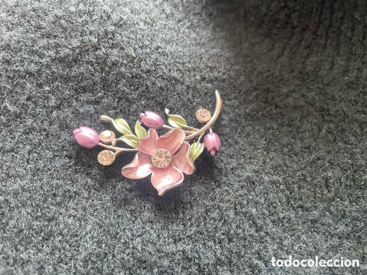 Joaillerie: broche vintage con flores