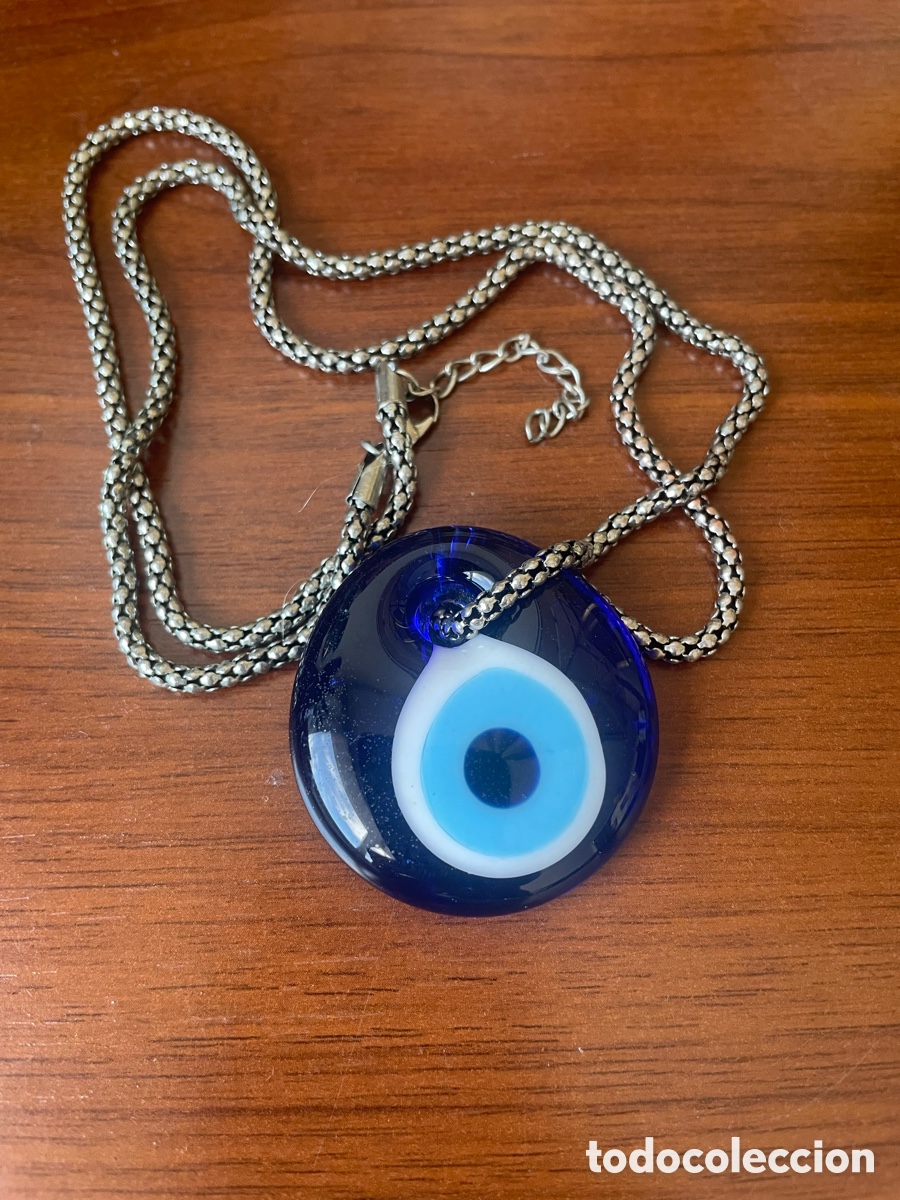 Joaillerie: collar con colgante de murano y cadena plateada