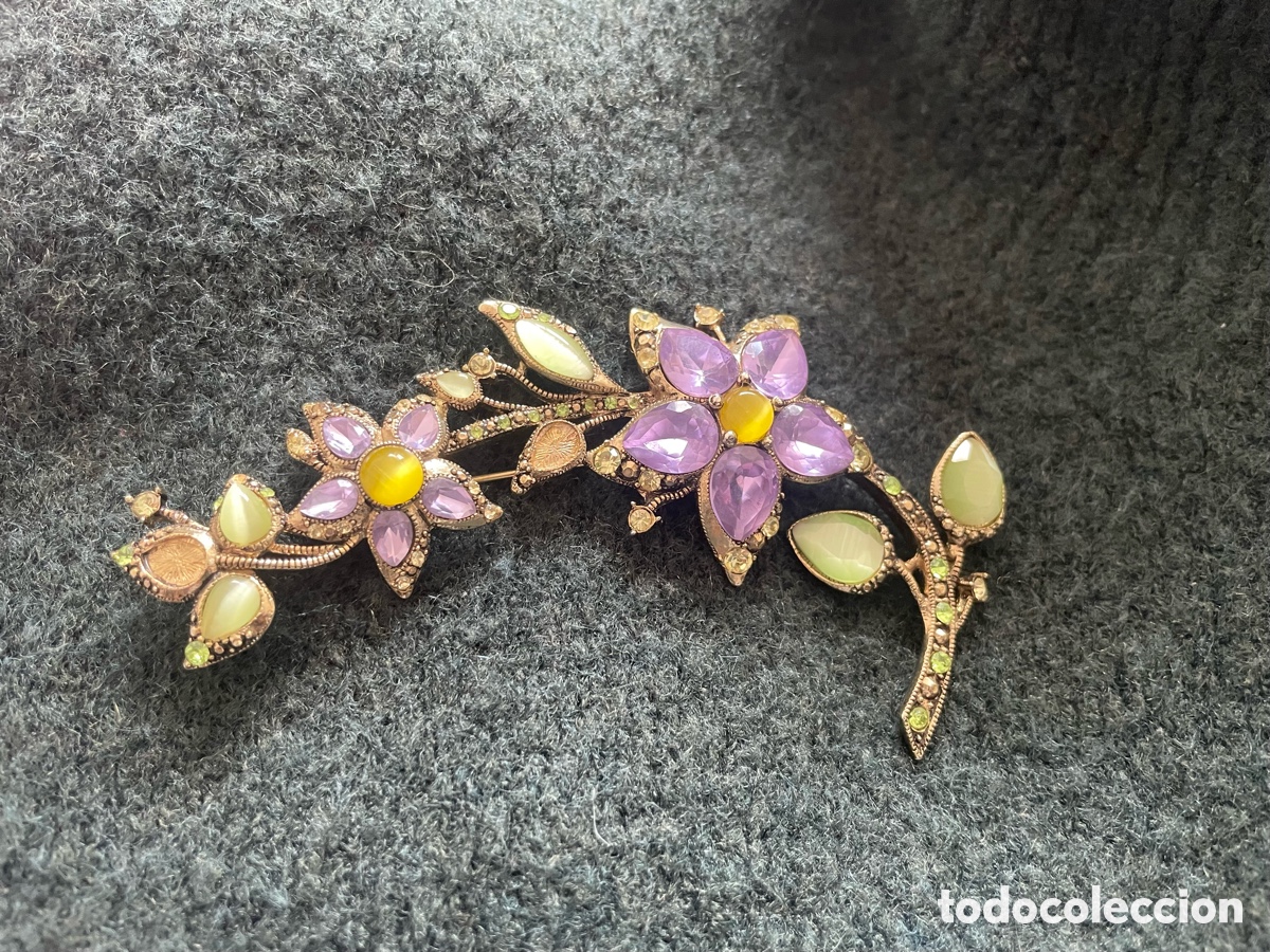Gioielleria: broche bisuter&iacute;a vintage de Manet a&ntilde;os 70