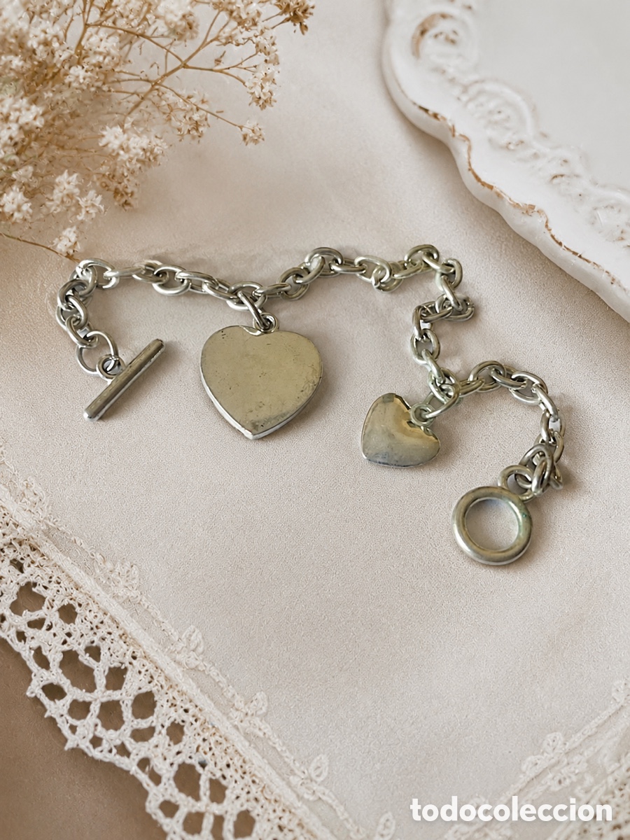 Joyeria: Pulsera tipo Pandora con charms de coraz&oacute;n &ndash; Estilo elegante - Foto 1
