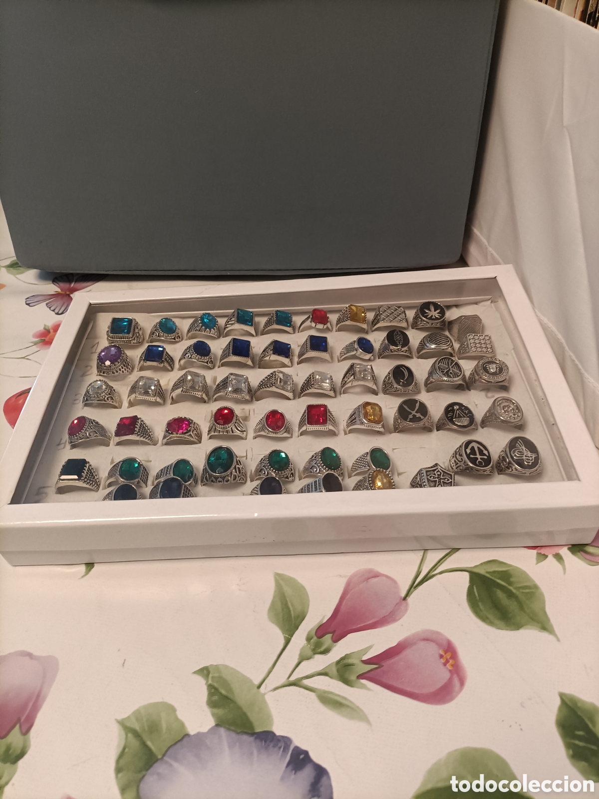 Joalharia: LOTE 55 Anillos Tipo Sello,Acero