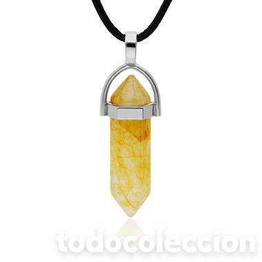 Schmuck: Collar Cuarzo Citrino Natural